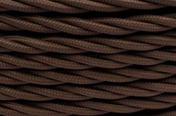 Bironi коричневый матовый витой провод 2*2,5 10м B1-425-72-10 - фото 70272
