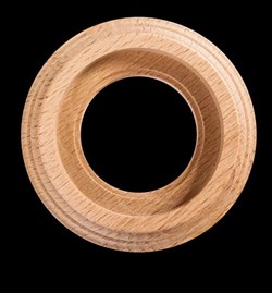 Bironi бук натурель рамка 1-ая для монтажа с декоративной трубой (1 выход) BF1-610-10/T - фото 70358