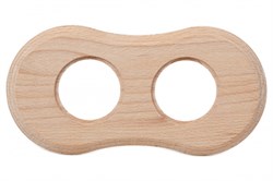 Bironi Шедель бук натурэль рамка 2-ая форма восьмерка (скрытый монтаж) BF8-620-10 - фото 70409