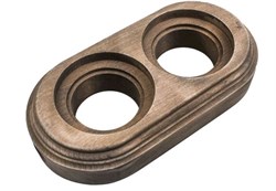 Bironi бук старое дерево рамка 2-ая для монтажа с декоративной трубой (1 выход) BF1-620-17/T - фото 70432