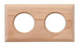 Bironi Шедель бук натурэль рамка 2-ая на бревно 220мм (скрытый монтаж) BF4C22-620-10 - фото 70470