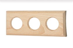 Bironi Шедель бук натурэль рамка 3-ая на бревно 280мм (скрытый монтаж) BF4C28-630-10 - фото 70478