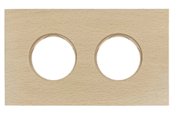 BIRONI Шедель Форест Бук Светлый бук Рамка 2-ая (скрытый монтаж) BF7-620-110 - фото 70485