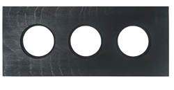 BIRONI Шедель Форест Бук Угольно-черный Рамка 3-ая (скрытый монтаж) BF7-630-119 - фото 70494