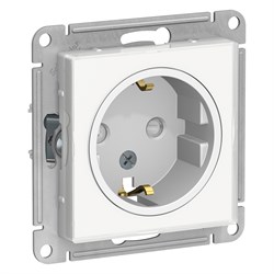 Systeme Electric AtlasDesign Art белый розетка с заземлением, со шторками, 16А, механизм ATN200145 - фото 70617
