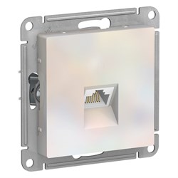 Systeme Electric AtlasDesign жемчуг розетка компьютерная RJ45, кат. 6A, механизм ATN000486 - фото 70749