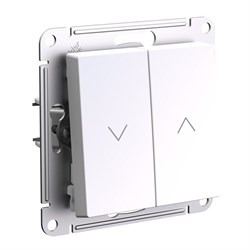Systeme Electric AtlasDesign жемчуг выключатель 2-клавишный жалюзи, 10А, механизм ATN000419 - фото 70785