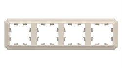 Systeme Electric AtlasDesign Antique бежевый рамка 4-ая, универсальная ATN100204 - фото 70789