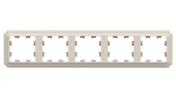 Systeme Electric AtlasDesign Antique бежевый рамка 5-ая, универсальная ATN100205 - фото 70792