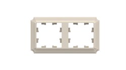 Systeme Electric AtlasDesign Antique бежевый рамка 2-ая, универсальная ATN100202 - фото 70843
