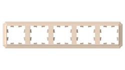 Systeme Electric AtlasDesign Antique песочный рамка 5-ая, универсальная ATN101205 - фото 70859