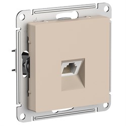 Systeme Electric AtlasDesign песочный розетка компьютерная RJ45, кат. 5Е, механизм ATN001283 - фото 70887