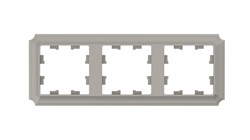 Systeme Electric AtlasDesign Antique шампань рамка 3-ая, универсальная ATN100503 - фото 70967