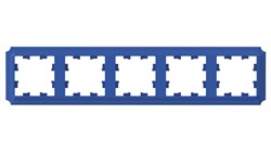 Systeme Electric AtlasDesign Antique аквамарин рамка 5-ая, универсальная ATN101105 - фото 70986