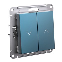Systeme Electric AtlasDesign изумруд выключатель 2-клавишный жалюзи, 10А, механизм ATN000819 - фото 71032