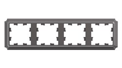 Systeme Electric AtlasDesign Antique мокко рамка 4-ая, универсальная ATN100604 - фото 71090