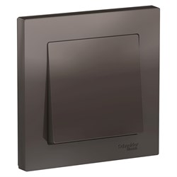 Systeme Electric AtlasDesign мокко выключатель 1-клавишный сх.1, 10АХ, в сборе ATN000612 - фото 71098