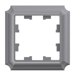 Systeme Electric AtlasDesign Antique сталь рамка 1-ая ATN100901 - фото 71191