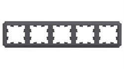 Systeme Electric AtlasDesign Antique базальт рамка 5-ая, универсальная ATN101405 - фото 71212