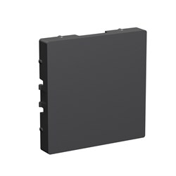 Systeme Electric AtlasDesign базальт заглушка без суппорта для многопостовых рамок ATN001409 - фото 71232