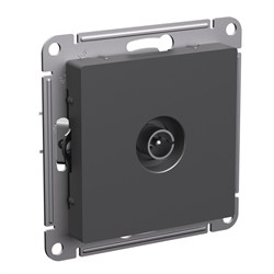 Systeme Electric AtlasDesign базальт розетка TV коннектор, механизм ATN001493 - фото 71237