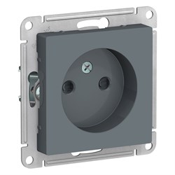 Systeme Electric AtlasDesign грифель розетка без заземления, со шторками, 16А, механизм ATN000749 - фото 71451