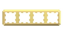 Systeme Electric AtlasDesign Antique Золото Рамка 4-ая, универсальная ATN101604 - фото 71508