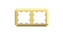 Systeme Electric AtlasDesign Antique Золото Рамка 2-ая, универсальная ATN101602 - фото 71511