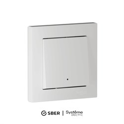 Systeme Electric AtlasDesign Smart Белый Выключатель 1-кл с подсв., Zigbee, сх.1, L+N, 10А, мех. ATN000113Z - фото 71521