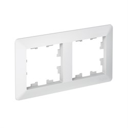 Systeme Electric AtlasDesign Air Лотос/дымчатый белый Рамка 2-ая ATN221302 - фото 71547