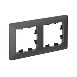 Systeme Electric AtlasDesign Air Базальт/дымчатый черный Рамка 2-ая ATN221402 - фото 71551