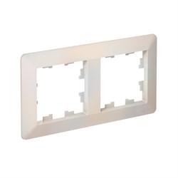 Systeme Electric AtlasDesign Air Жемчуг/дымчатый белый Рамка 2-ая ATN220402 - фото 71554