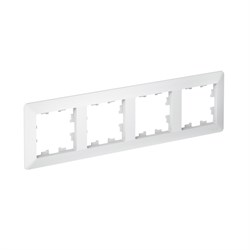 Systeme Electric AtlasDesign Air Лотос/дымчатый белый Рамка 4-ая ATN221304 - фото 71571