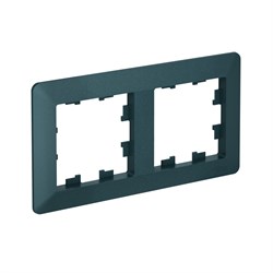 Systeme Electric AtlasDesign Air Изумруд/дымчатый черный Рамка 2-ая ATN220802 - фото 71595