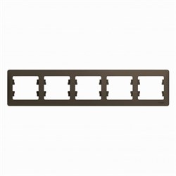 Glossa шоколад рамка 5-ая, горизонтальная GSL000805 - фото 71744
