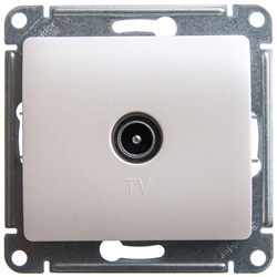 Glossa перламутр розетка TV коннектор GSL000693 - фото 71918
