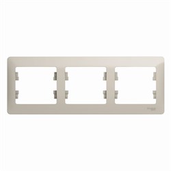 Glossa молочный рамка 3-ая, горизонтальная GSL000903 - фото 71970