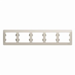 Glossa молочный рамка 5-ая, горизонтальная GSL000905 - фото 71972