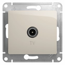 Glossa молочный розетка TV коннектор GSL000993 - фото 71977