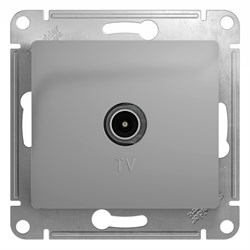 Glossa алюминий розетка TV коннектор GSL000393 - фото 72096