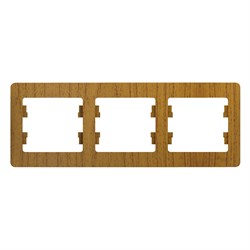 Glossa дерево дуб рамка 3-ая, горизонтальная GSL000503 - фото 72265