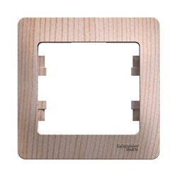 Systeme Electric Glossa Сосна Рамка 1-ая GSL001501 - фото 72298