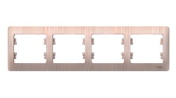 Systeme Electric Glossa Сосна Рамка 4-ая, горизонтальная GSL001504 - фото 72303