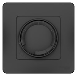 Blanca внутренняя антрацит светорегулятор (диммер) поворотно-нажимной 400Вт BLNSS040016 - фото 72341