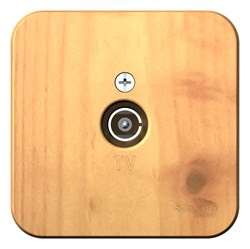 Blanca наружняя ясень розетка TV, изолированная пластина BLNTA000015 - фото 72743