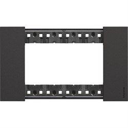 BTicino Living now чёрный рамка итальянский стандарт 4 мод KA4804KG - фото 72809