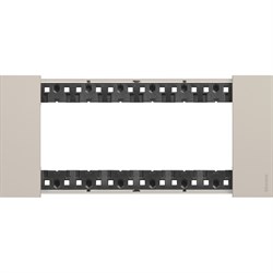 BTicino Living now песочный рамка итальянский стандарт 6 мод KA4806KM - фото 72818