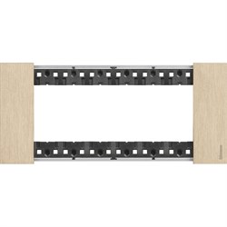 BTicino Living now Золото рамка итальянский стандарт 6 мод KA4806ZW - фото 72843