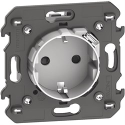 BTicino Living now белый розетка комби немецкого стандарта 2R+З со встр заряд устройством USB C ~250В 16А/=5В 15А 2 мод KW4141USB - фото 72859