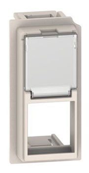 BTicino Living now песочный лицевая панель для адаптеров Keystone RJ45 1 мод KM07K - фото 72864